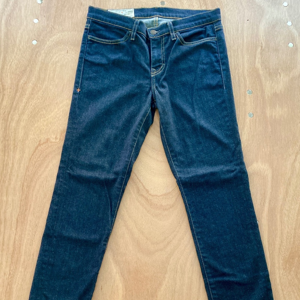Imogene + Willie Size 27 Lucy Skinny Jeans Dark Wash Denim Made in USA
